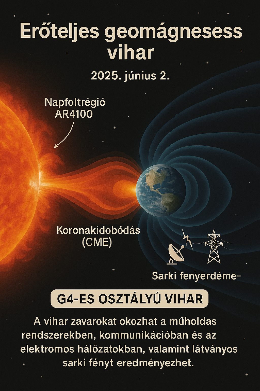 Erőteljes geomágneses vihar