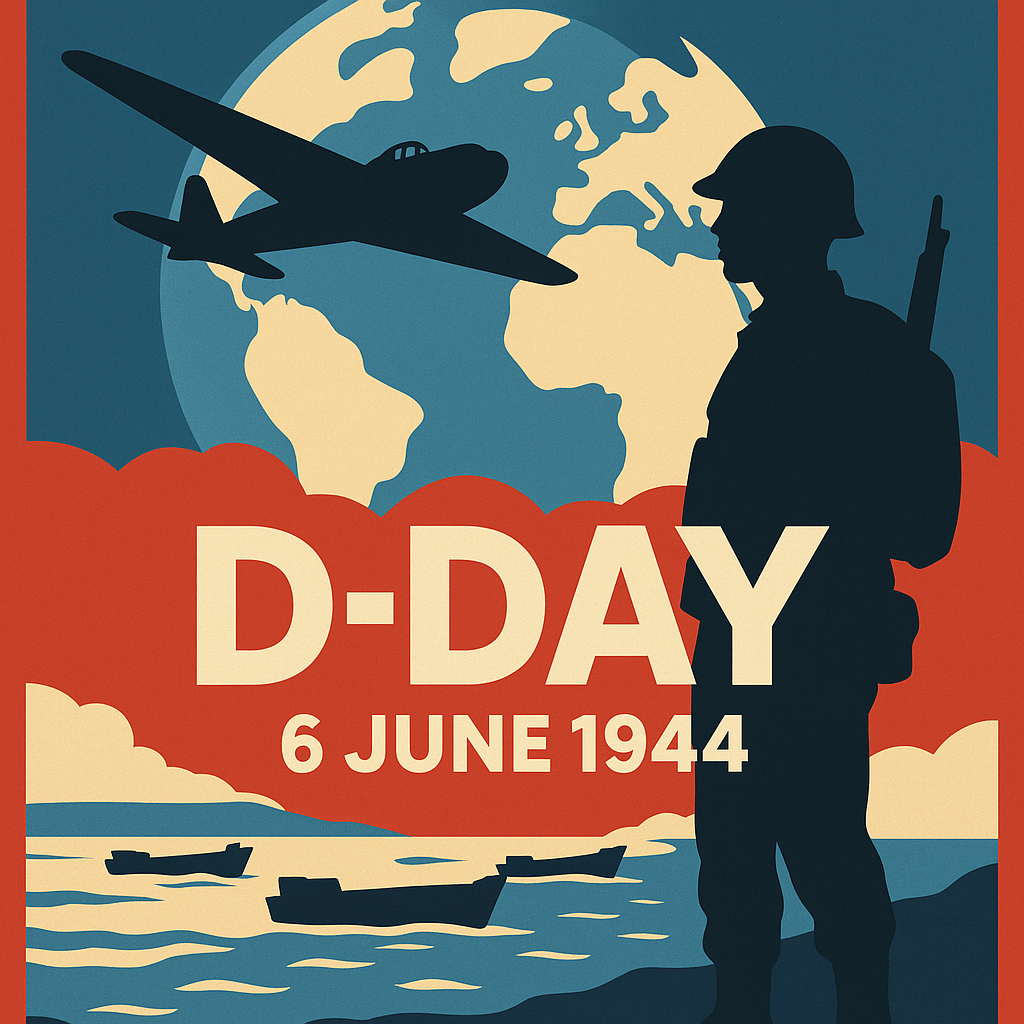 A normandiai partraszállás emléknapja (D-Day)