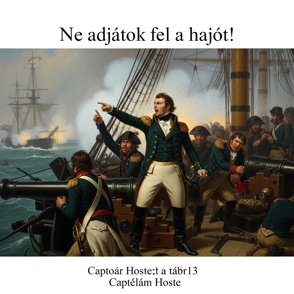 1813 – “Ne adjátok fel a hajót!”